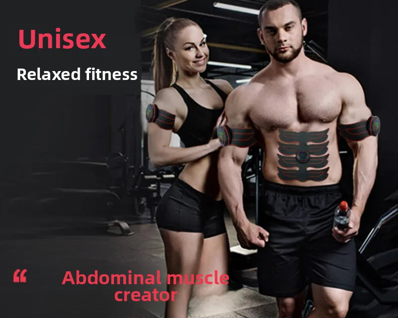 Smart Wireless Portable EMS TENS Abdominal Toning Belt Muscle Stimulator For Men Women Arm Application Muscle Patch Exercise