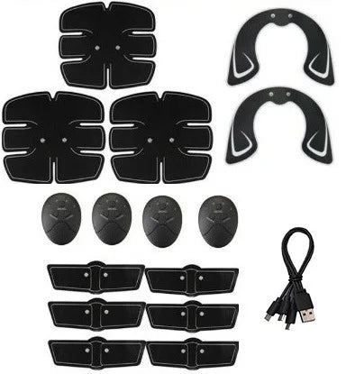 Smart Wireless Portable EMS TENS Abdominal Toning Belt Muscle Stimulator For Men Women Arm Application Muscle Patch Exercise