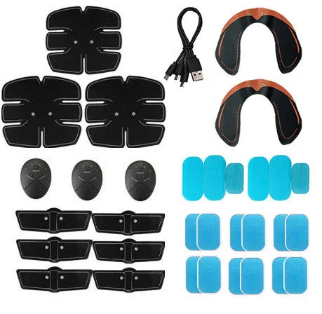 Smart Wireless Portable EMS TENS Abdominal Toning Belt Muscle Stimulator For Men Women Arm Application Muscle Patch Exercise