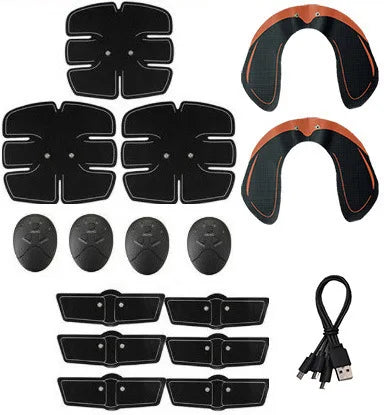 Smart Wireless Portable EMS TENS Abdominal Toning Belt Muscle Stimulator For Men Women Arm Application Muscle Patch Exercise