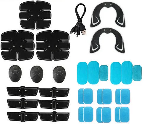 Smart Wireless Portable EMS TENS Abdominal Toning Belt Muscle Stimulator For Men Women Arm Application Muscle Patch Exercise