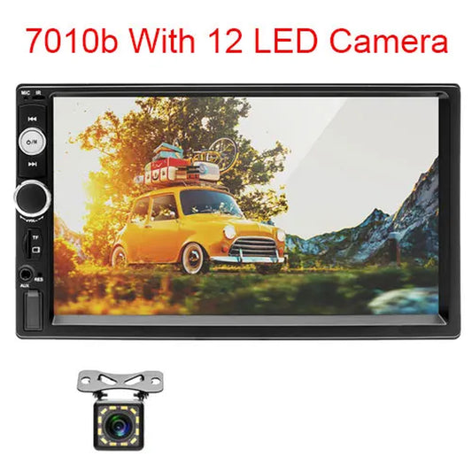 Autoradio 2 Din Car Models 7" Inch Touch Screen Bluetooth Car Radio Player 2DIN Car Audio AUX FM Support Rear View Camera