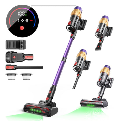 Blossom Wireless Handheld Vacuum Cleaner ,45,000PA Suction,Smart Dust Sensor,Touch Screen,Portable Stick Cordless Vacuum