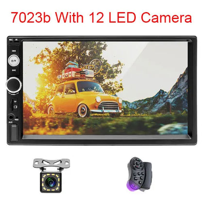 Autoradio 2 Din Car Models 7" Inch Touch Screen Bluetooth Car Radio Player 2DIN Car Audio AUX FM Support Rear View Camera