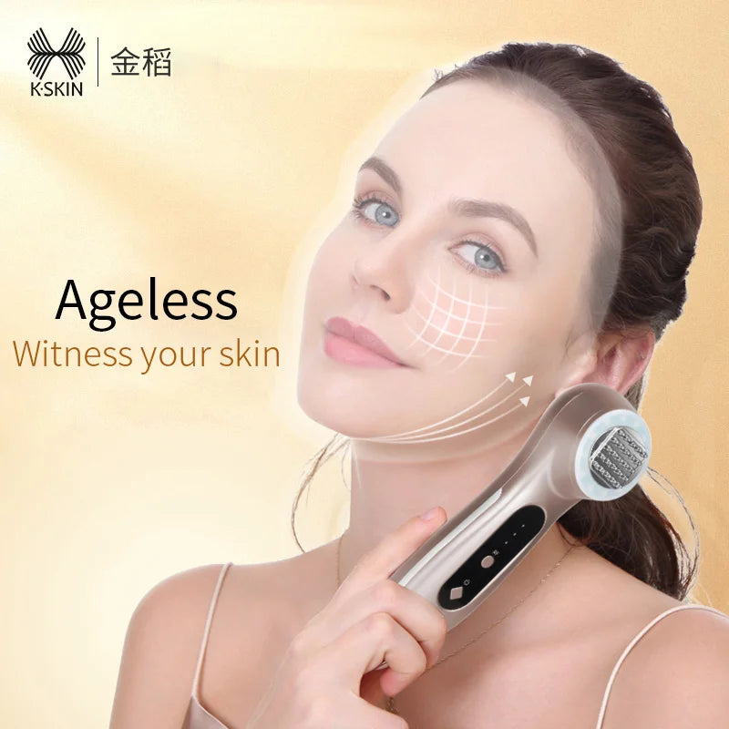 Facial Microcurrent Electric Skin Care Massager EMS RF Multifunctional Facial Massage Device Clean Face Skin Tighten Face
