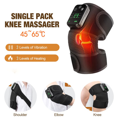 Massager Shoulder Electric Shoulder Heating Pad 3-Speed Vibration Muscle Relax Belt Thermal Neck Health Care Brace 3-In-1 Home