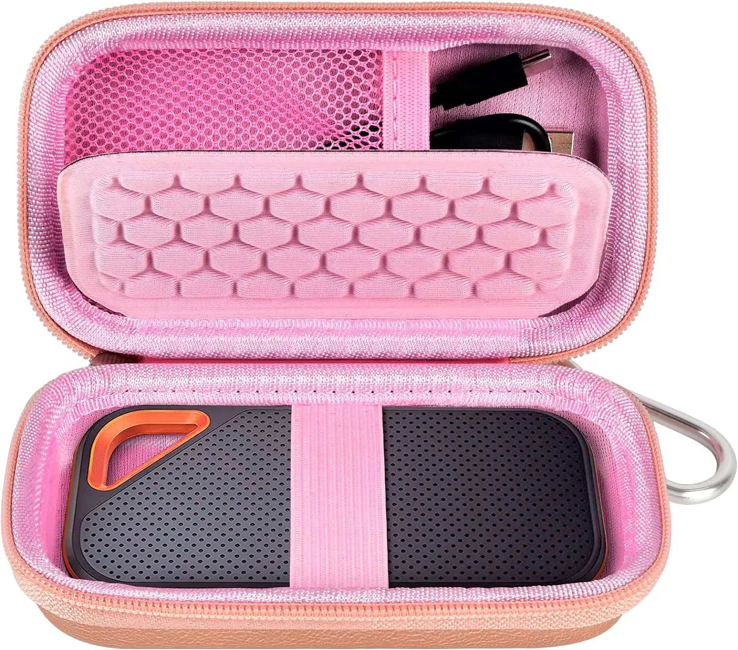 Hard Case Compatible with Sandisk Extreme Pro/For Sandisk 500GB 1TB 2TB 4TB Portable External SSD. Carrying Travel Holder